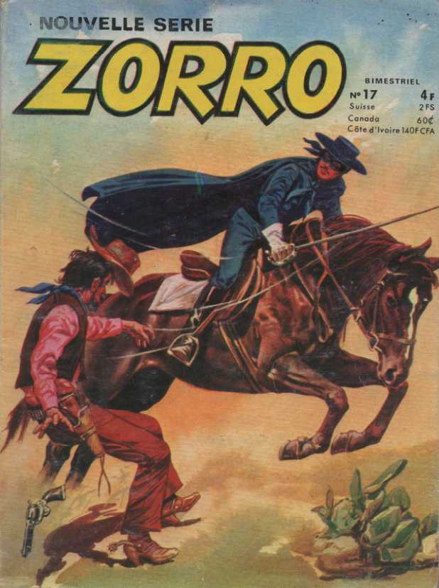 Scan de la Couverture Zorro Nouvelle Serie SFPI n 17